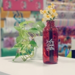 گلدلن شیشه ای بزرگ طرح بیا که از قدمت ...