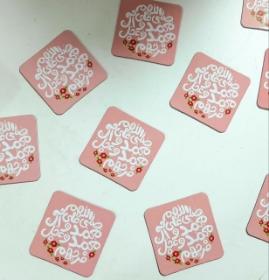 مگنت مربع کوچک طرح صلوات