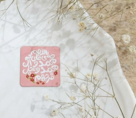 مگنت مربع کوچک طرح صلوات