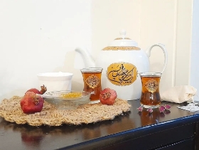 قوری بزرگ با نوشته السلام علیک یااباعبدالله الحسین(ع)- محرم