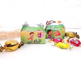 جعبه شکلات طرح های اعیاد کودکانه - بسته 50 عددی