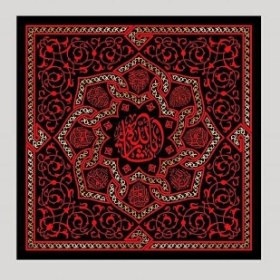 کتیبه مخمل یا ثارالله (ع) کد محرم11