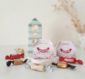 جعبه شکلات طرح های اعیاد - بسته 50 عددی