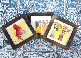 قاب طرح نقاشي