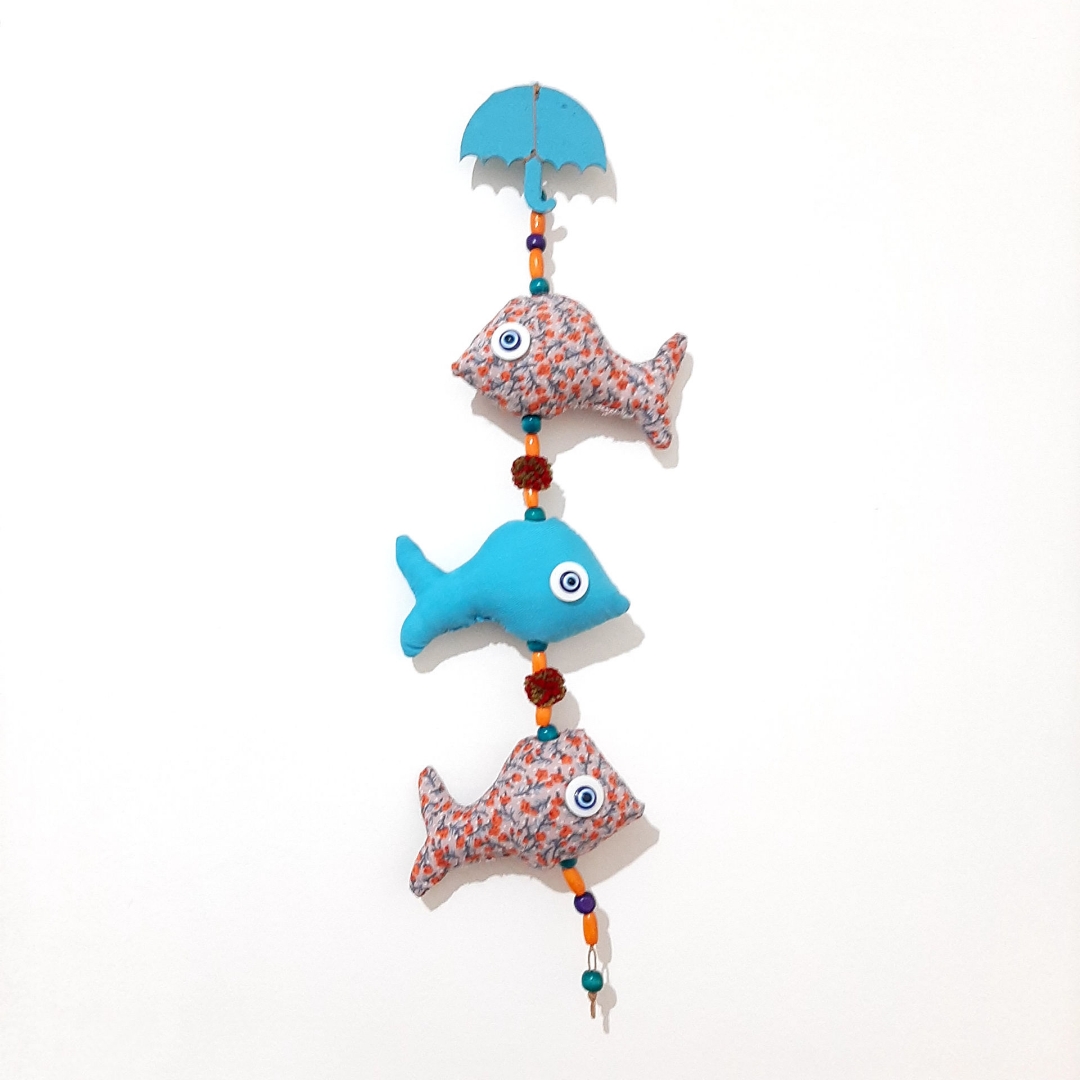 آویز سه ماهی چشم زخم