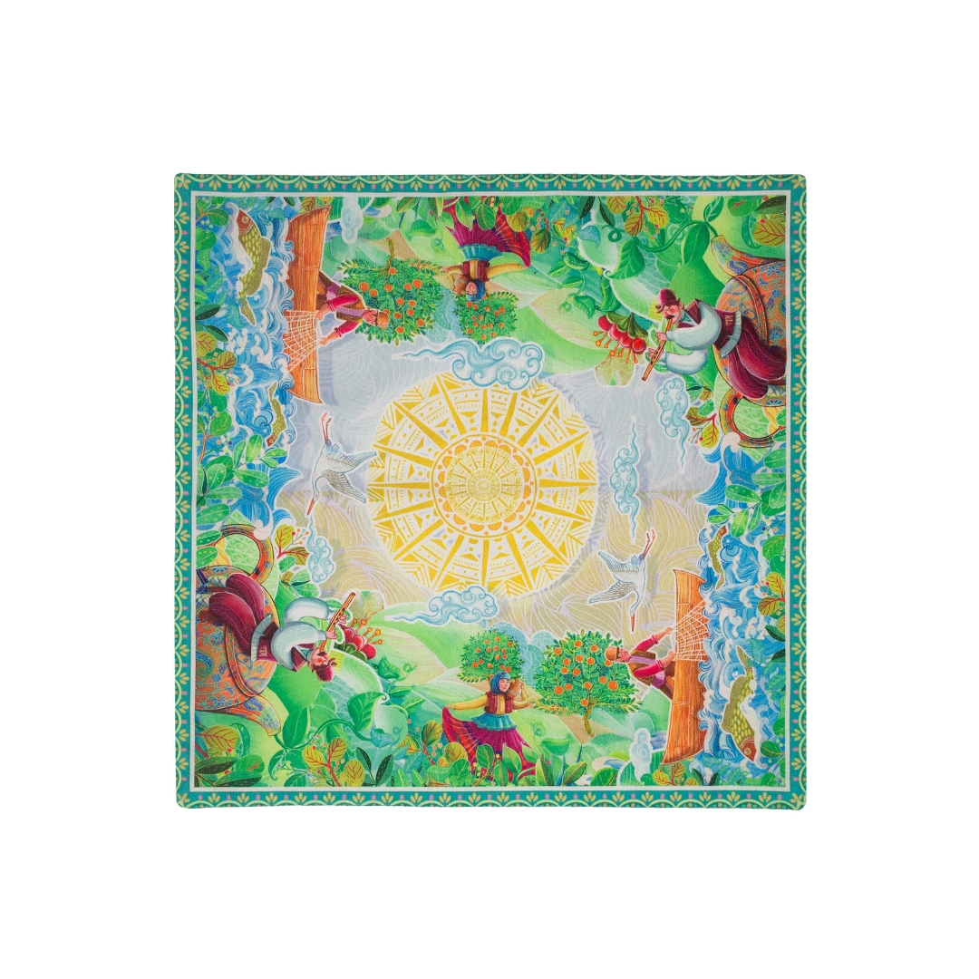 رومیزی گیلان مربع