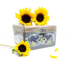 جعبه چوبی دکوری طرح سنتی