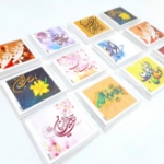 برچسب مربع طرح های امام عصر/ بسته 50 عددی