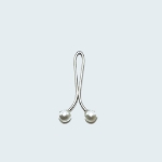 گيره فلزي روسري/ساده/مرواريدي (رنگي)