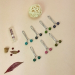 گيره فلزي روسري/ساده/مرواريدي (رنگي)