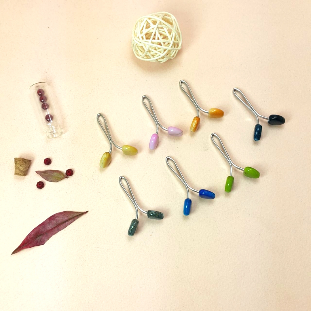 گيره فلزي روسري/قلبی/مرواريدي (رنگی)