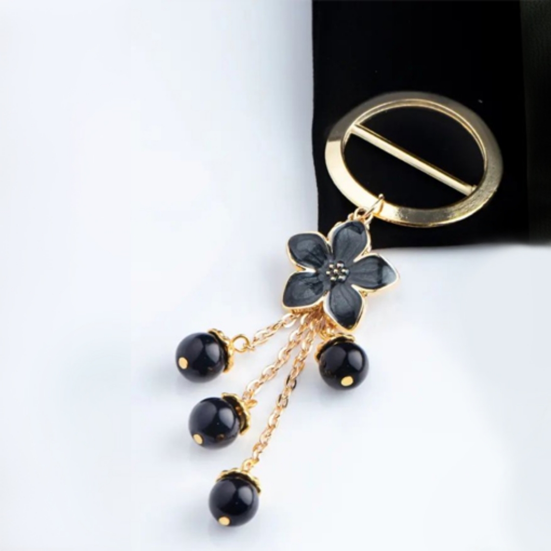 آویز روسری مجلسی (مشکی)