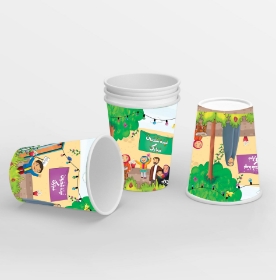 لیوان کاغذی طرح های امام عصر (عج) - نیمه شعبان