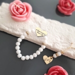 دستبند به همراه گیره روسری طرح امام عصر (عج) - رنگی