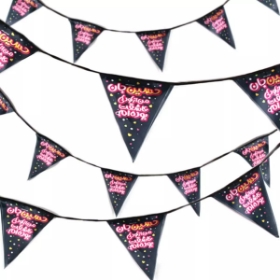 ریسه ساتن مثلثی طرح محرم - کودک