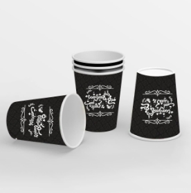 لیوان کاغذی طرح مرغ دلم به هوای شما پر کشیده است - محرم