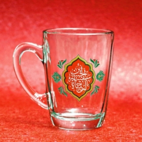 طرح استکان دسته دار بزرگ طرح الحسین سفینه النجاه - بسته 6 عددی | دیدار