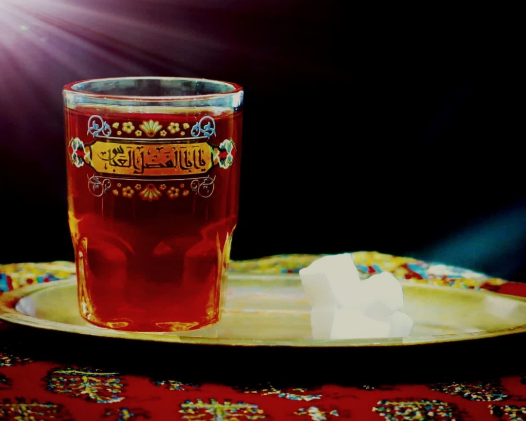 استکان عینکی طرح یا ابالفضل العباس - محرم