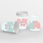 لیوان کاغذی طرح امام مهربانم دوستت دارم - آبی صورتی - نیمه شعبان