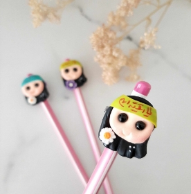 مداد و سر مدادی عروسکی یا رقیه/ مشکی