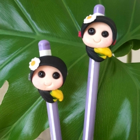 مداد و سر مدادی عروسکی حجاب/ مشکی