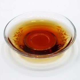 نعلبکی بلور طرح طلایی