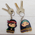 جاسوئیچی کودکانه آینه دار لبیک یا حسین