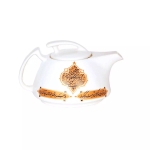 قوری  چینی مدل هتلی طرح حسین منی و انا من حسینی- محرم