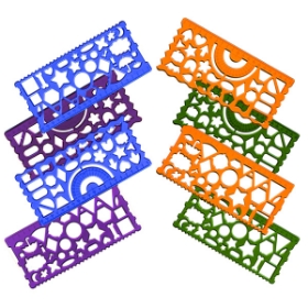 خط کش ژله ای شکل دار