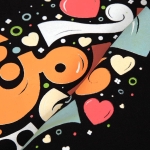 تصویر  تیشرت مشکی  کودکانه طرح مادر من زهراست