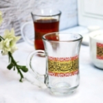 خرید استکان کمر باریک دسته دار طرح یا فاطمه الزهرا (بسته 6 عددی) | دیدار