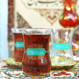 قیمت استکان کمر باریک طرح یا حسن المجتبی | فروشگاه فرهنگی دیدار