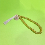 تسبیح 33 دانه پلاک دار یا فاطمه زهرا - رنگی