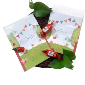 پاکت شکلات من یار امام مهربانم - بسته 50 عددی - بزرگ