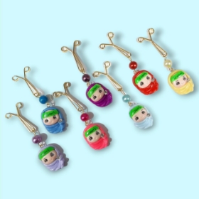 گیره روسری عروسکی طرح یا مهدی