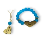 دستبند به همراه گیره روسری طرح امام عصر (عج) - رنگی