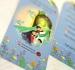 کارت دعا فرج - کودک - آبی