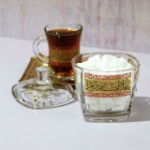 قندان بلور طرح یا فاطمه الزهرا - فاطمیه