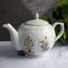 طرح قوری چینی طرح صلی الله علیک یا فاطمه الزهرا 2/5 لیتری فاطمیه | فروشگاه فرهنگی دیدار