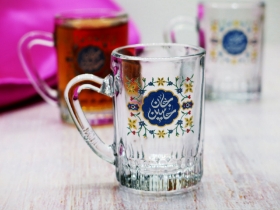 استکان دسته دار طرح حسین جان - محرم