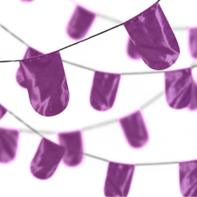 ریسه ساتن بدون نوشته - بنفش