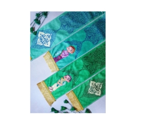 شال کودکانه رنگی طرح های امام عصر - پسرانه