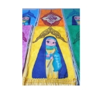 شال کودکانه رنگی طرح های امام عصر - دخترانه