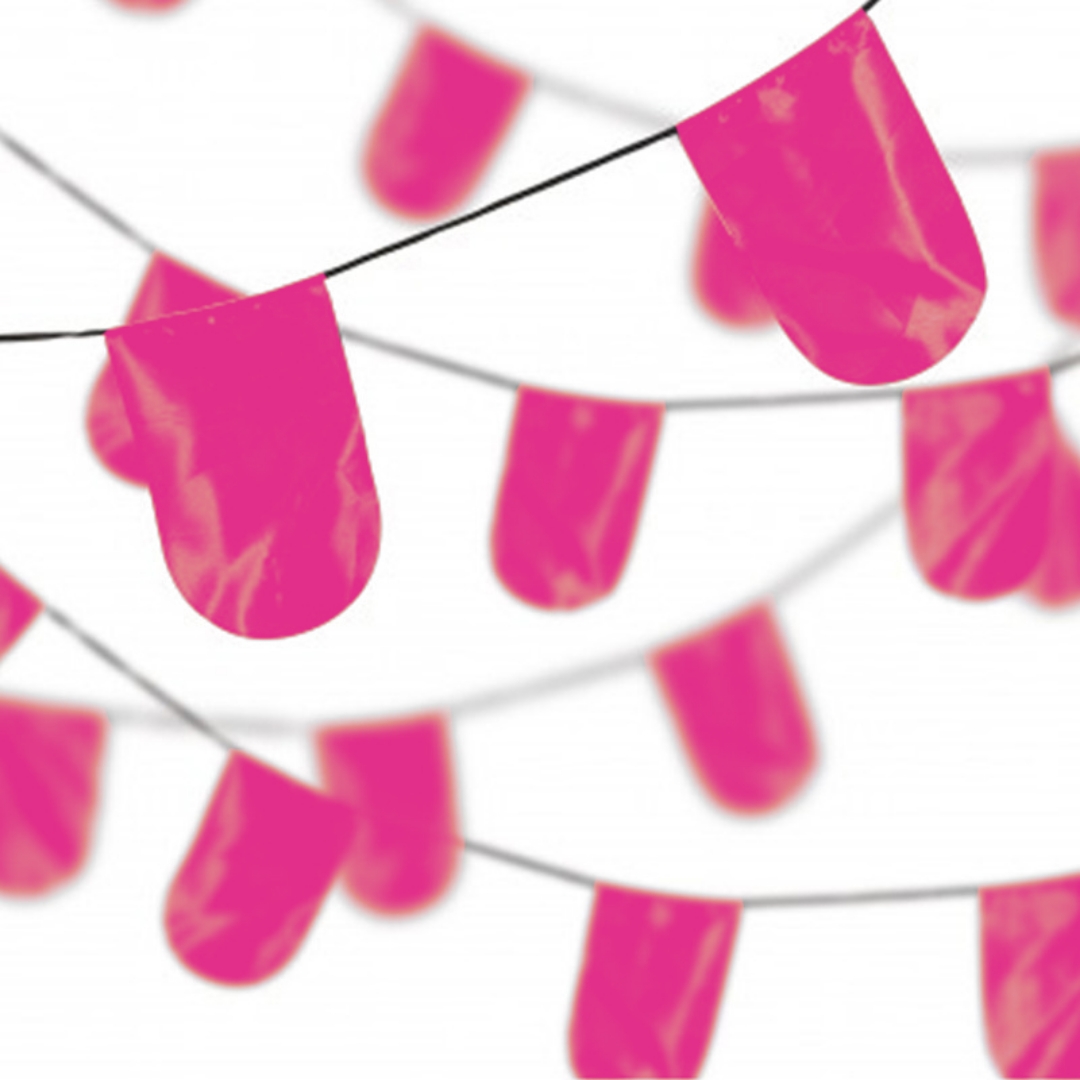 ریسه ساتن بدون نوشته - سرخابی