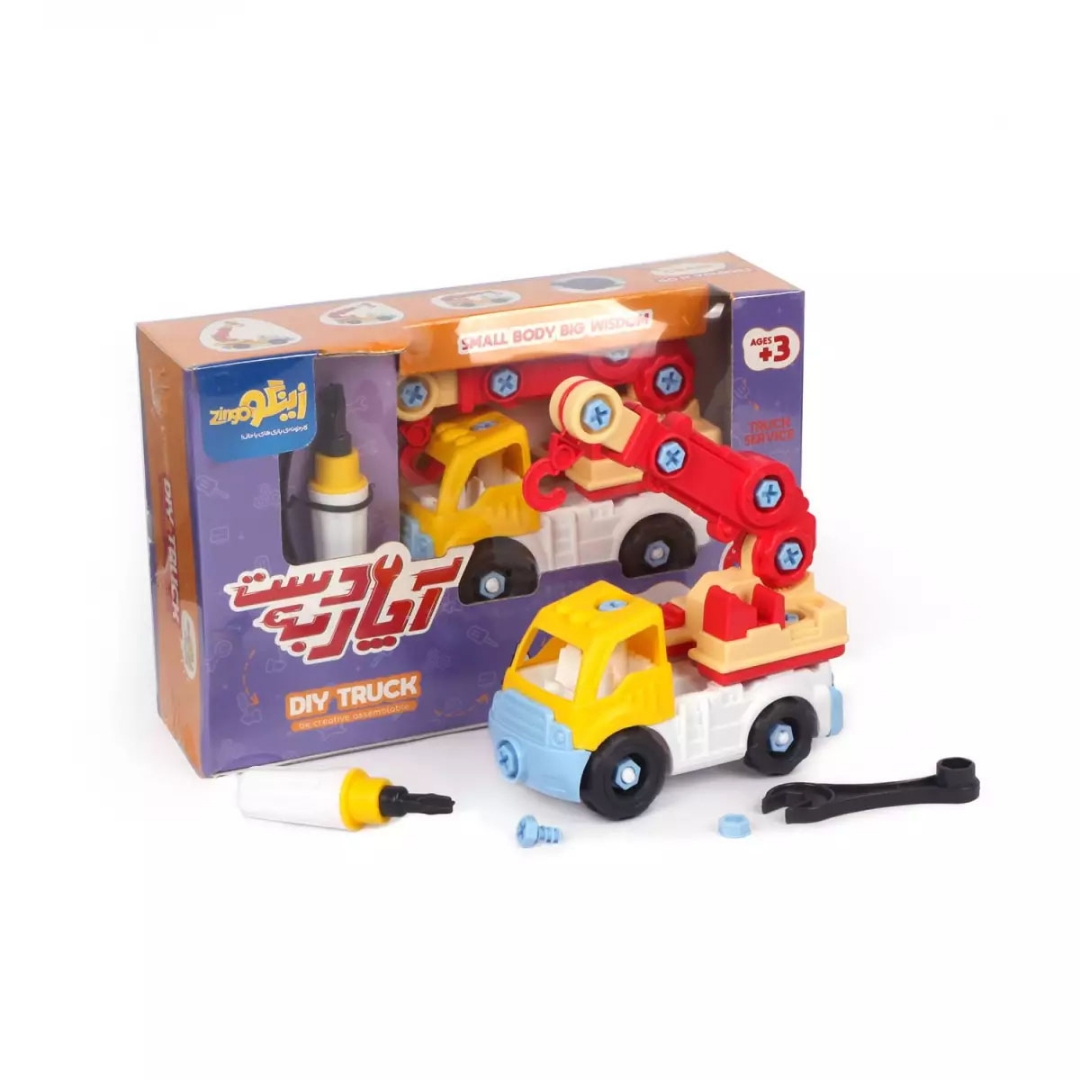 تصویر  بازی آچار به دست جرثقیل