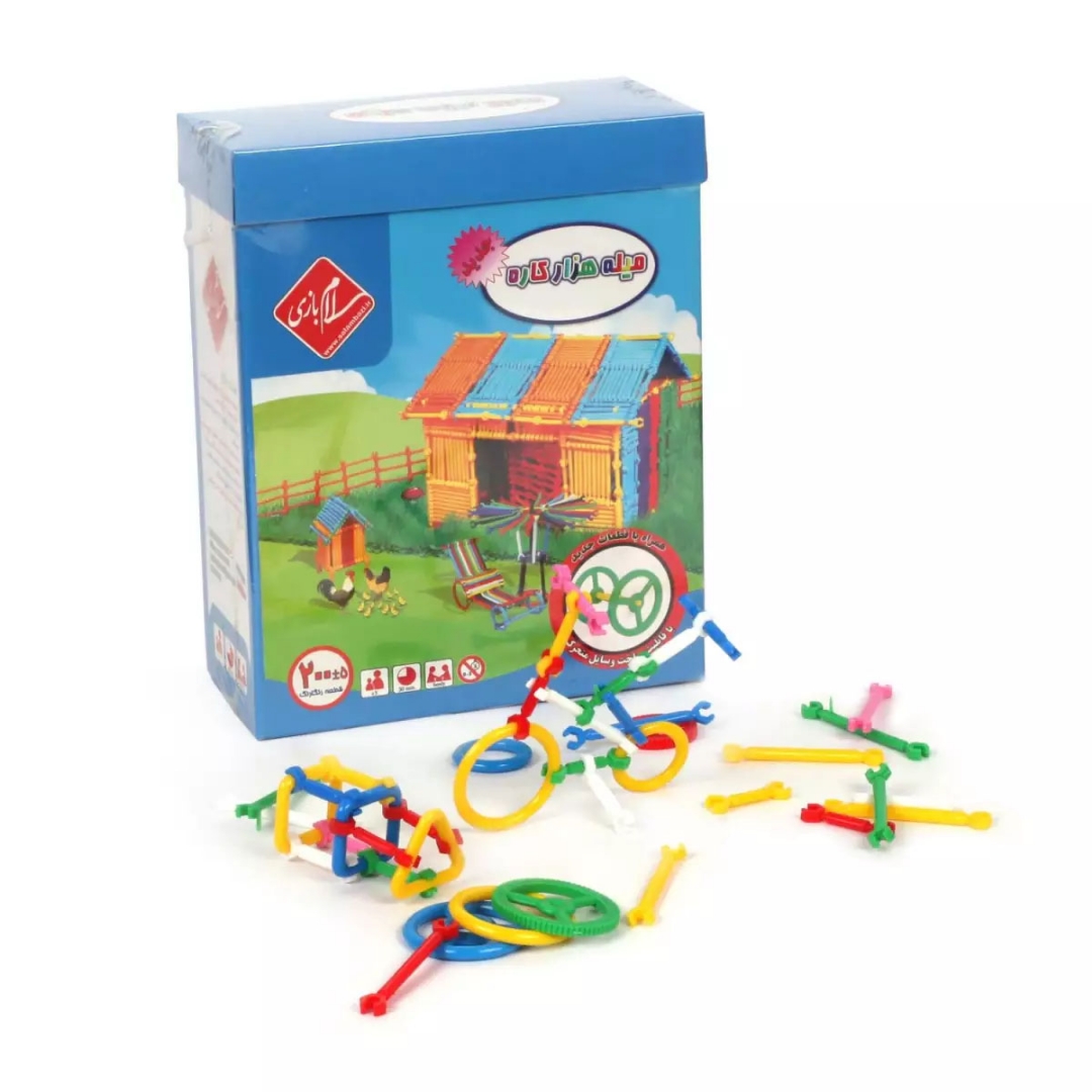 تصویر  بازی فکری میله هزار کاره 200 قطعه