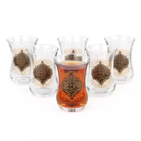 استکان کمر باریک طرح علی ولی الله- غدیر