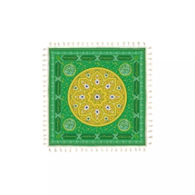 سفره سپاس چهار نفره - 120*120سانتی متر - سبز