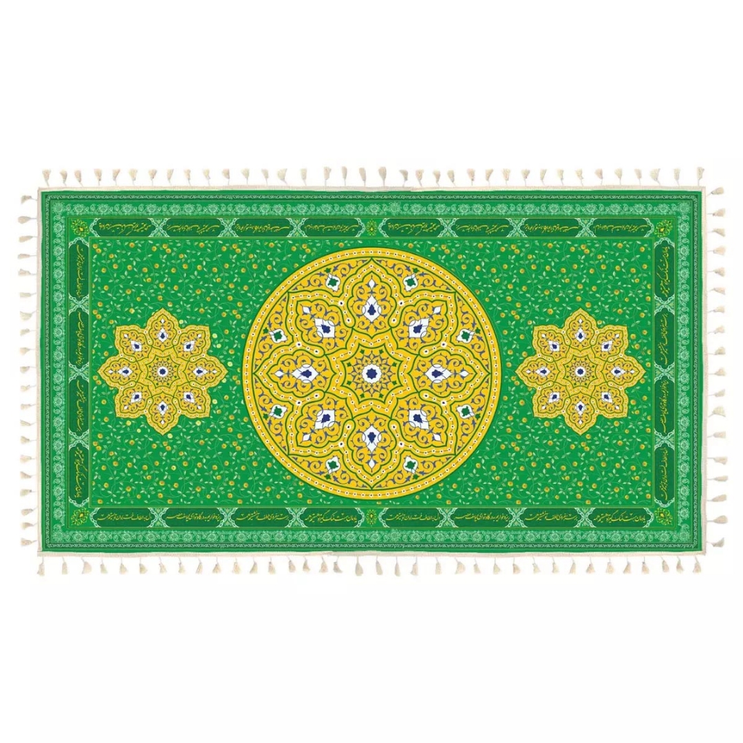 سفره سپاس شش نفره - 120*220 سانتی متر - سبز