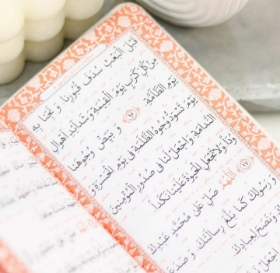 تصویر  صحیفه سجادیه جیب پالتویی / سرخابی